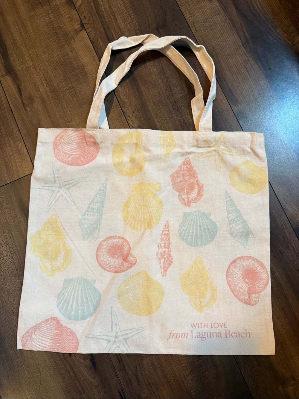 Gorjana Laguna Beach Shell Print Canvas Tote